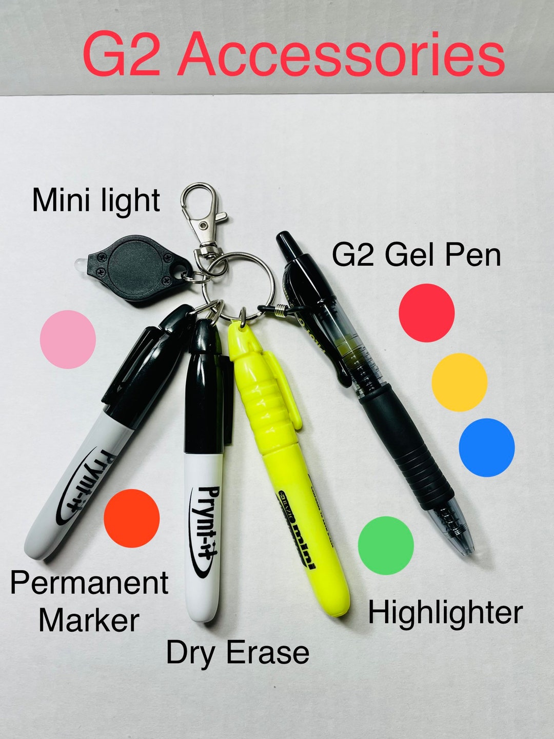 Mini Dry Erase Marker Pilot G2 for Badge Medical Etsy