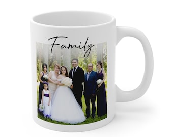 Personalized Photo Coffee Mug, Custom Image Gift
