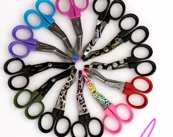 Mini Tesoura de Trauma para Porta-Crachá | Tesoura para Crachá de Enfermagem com Gravação Personalizada | Tesoura Médica de 10 cm – Bonita, Leve e Funcional