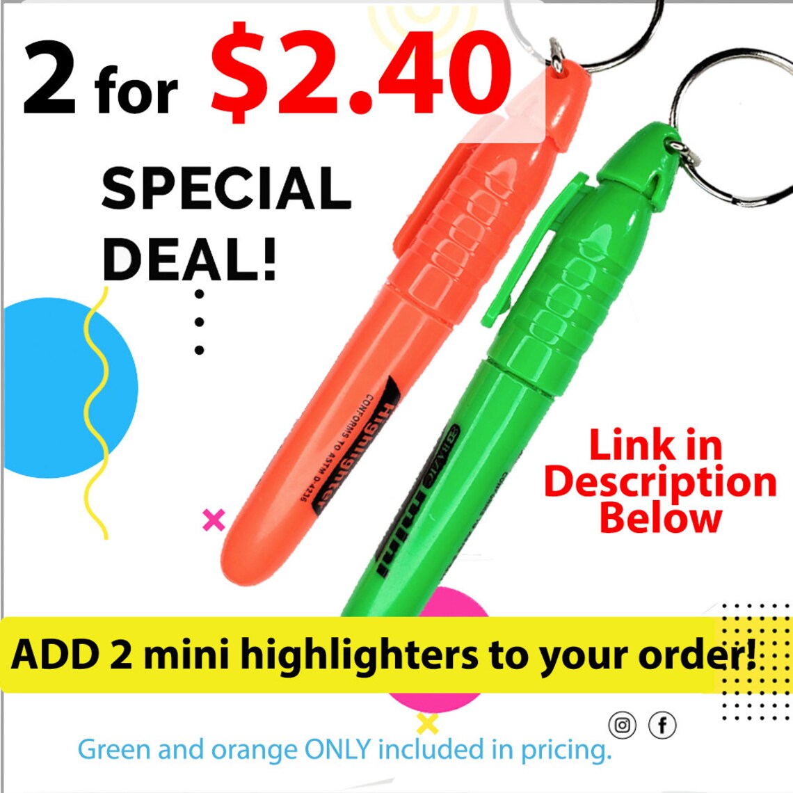 Mini Dry Erase Marker Badge Accessories Build Your Own Etsy