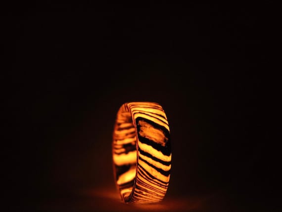 The Patriot | Carbon Fiber Glow Ring | Patrick Adair Designs