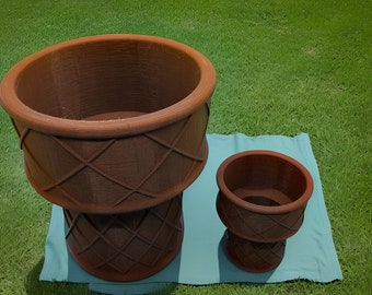 Eistüte Übertopf, niedlicher Sukkulenten-Topf, 3D gedruckter Neuheit-Blumentopf, Sommer-Innendekor, Pflanzenliebhaber Geschenk, Kawaii Luftpflanzenhalter