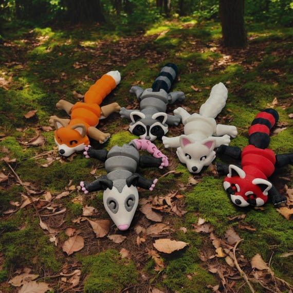 Grow A Garden Plüschtier - Waschbär & Rotfuchs Videospiel Figuren Zum Sammeln