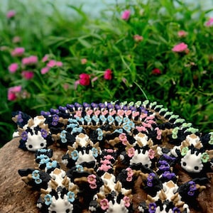 Kosha with Wings Articulated Dragon - Unique Kawaii Gift for Her, LayersinGreen Dragons