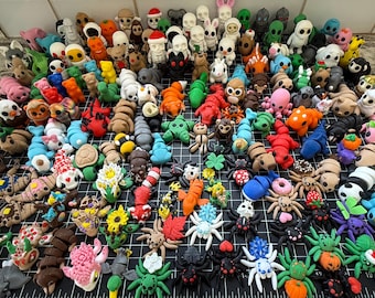 Fidget Friends Toys, Fidget Toy, Desk Stress Toy, Articulated Animals, Sensory, Flexi, Articulated 3D Printed Animal Decoration, Zou3D Flexi