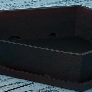 Coffin Succulent Planter, Coffin Plant Pot, Goth Cactus Planter, Coffin Home Décor, Coffin Zen Garden, Halloween Planter, Spooky Planter