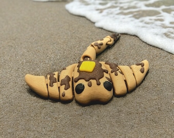 Gelenk Stingray Rochen Fidget Spielzeug, Flexi Sensory Schreibtisch Haustier, 3D gedruckter Mantarochen, Ozean-Liebhaber-Geschenk, Kawaii Meerestier, Stressabbau
