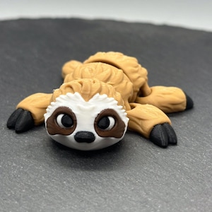 Articulated Sloth, Flexi Fidget Sloth, Desk Decor