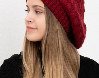 Knitted Beanie Hat for Women, 17 Colors Slouchy Winter Beanie, Gift For Her, Breathable Super Warm and Soft Winter Beanie Hat for Women RSSM