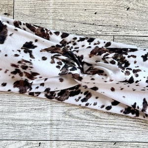 Cowhide Twist Headband~western