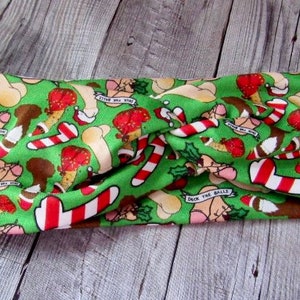 Christmas Jolly Balls Twist Headband-adult