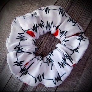 Nurse Heartbeat EKG Scrunchie