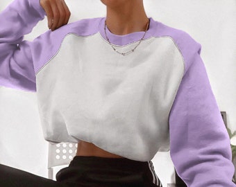 80s crop sweatshirt