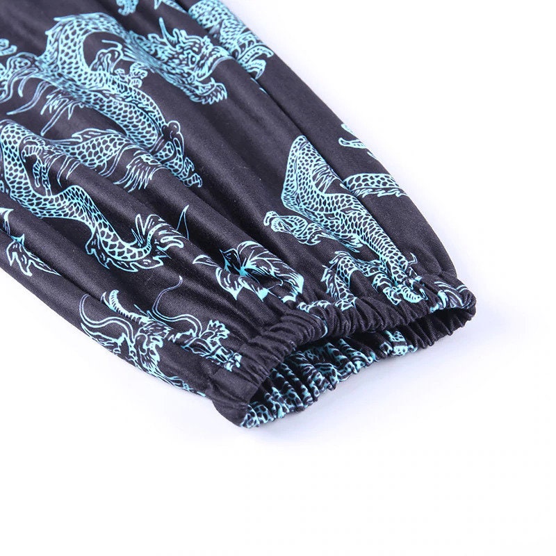 dragon print sweatpants