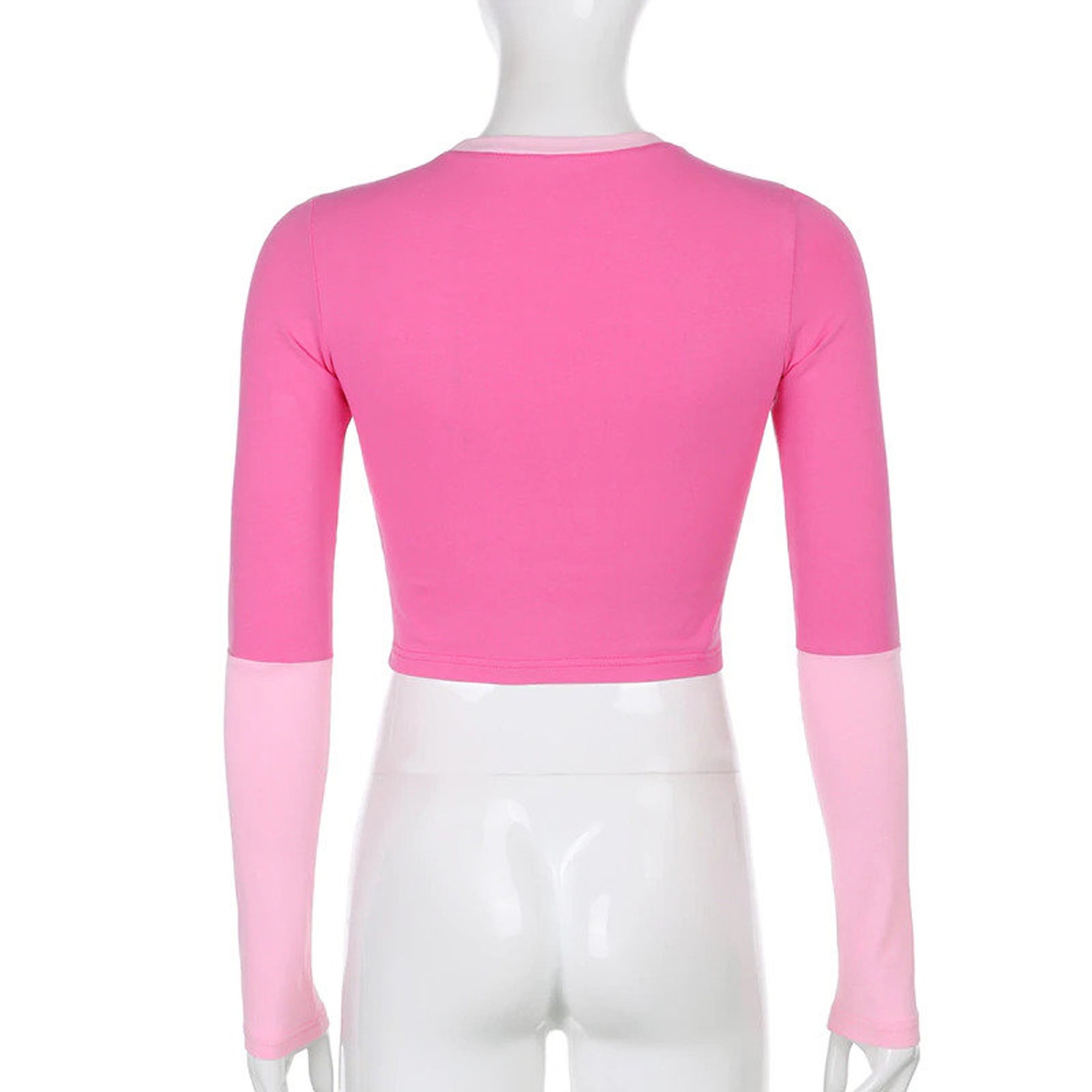 pink y2k crop top