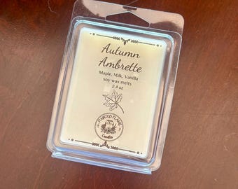 Pastillas de cera aromática Autumn Ambrette - Envases de 70 g (2.5 oz)