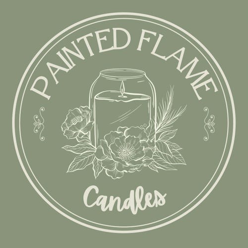 PaintedFlameCandles - Etsy