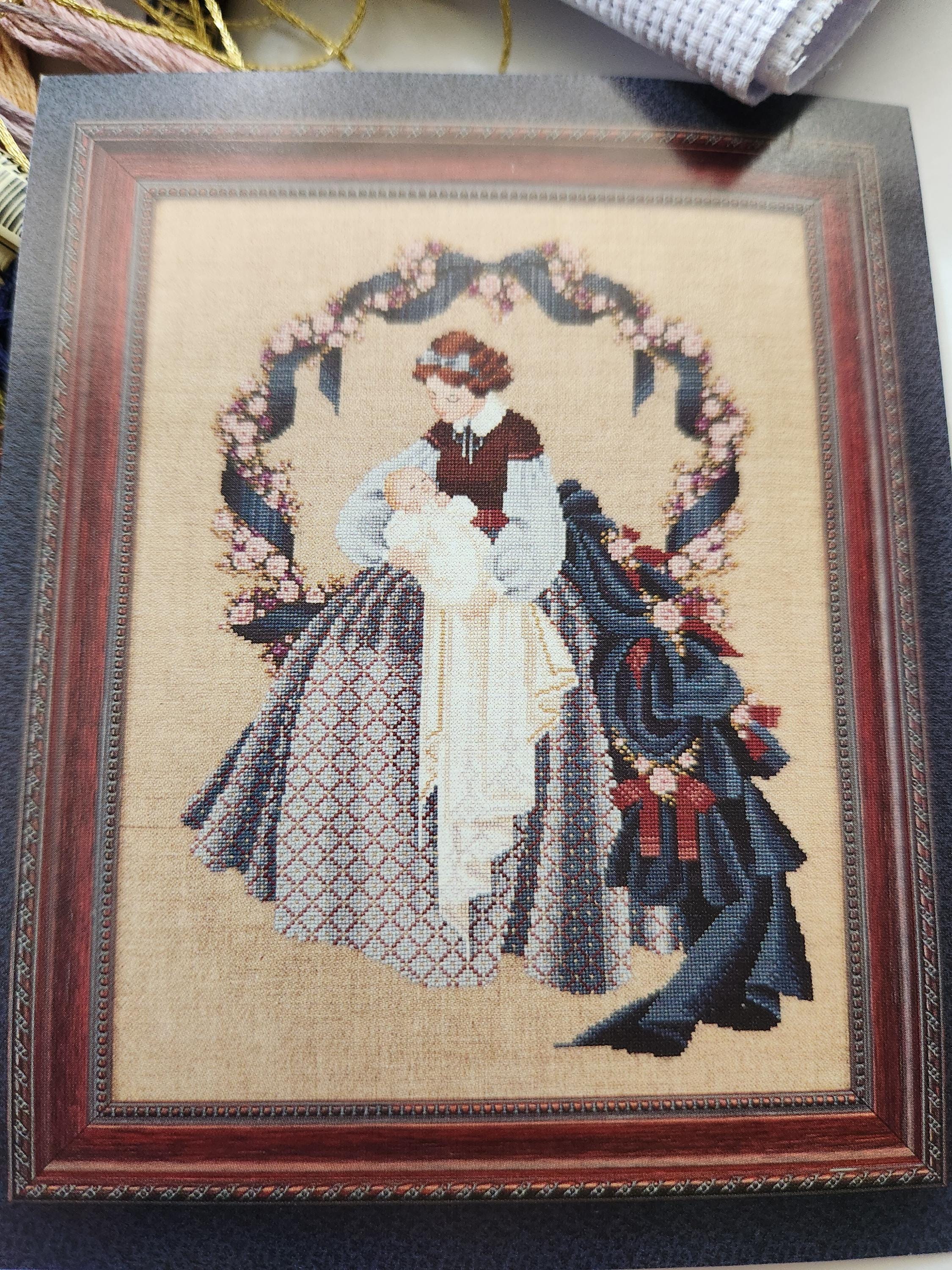 Cross stitch lavender and lace - Etsy 日本