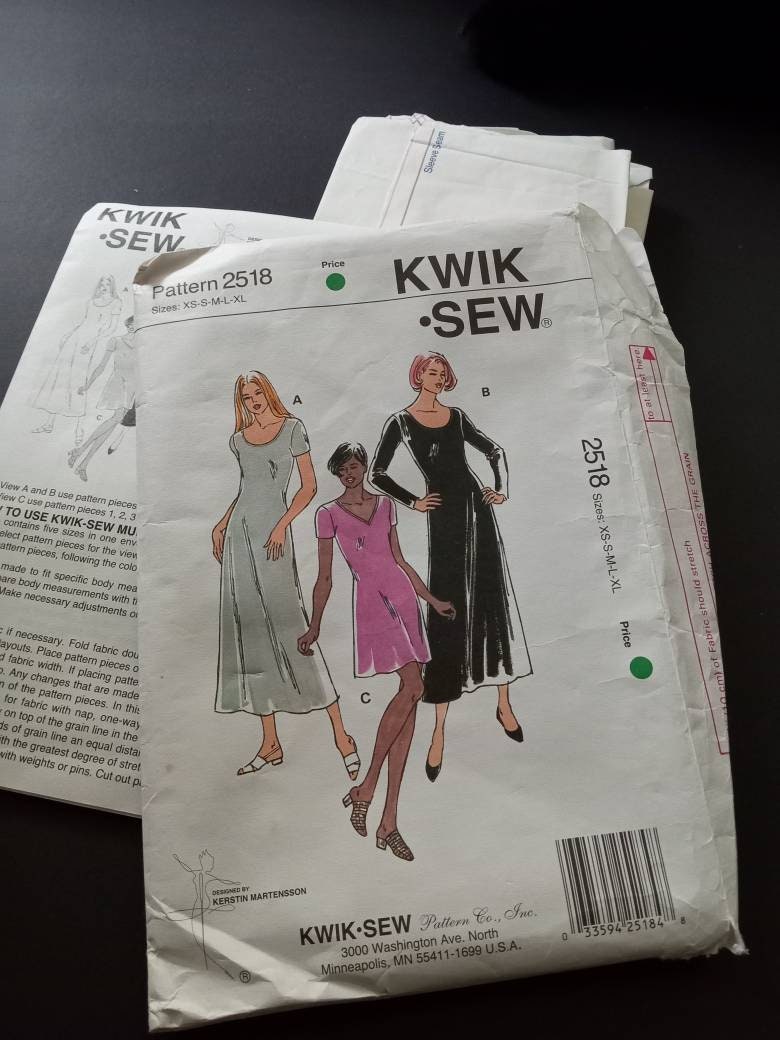 Kwik Sew 3285 Misses Wrap and Top Sewing Pattern UNCUT Size XS S M L XL 