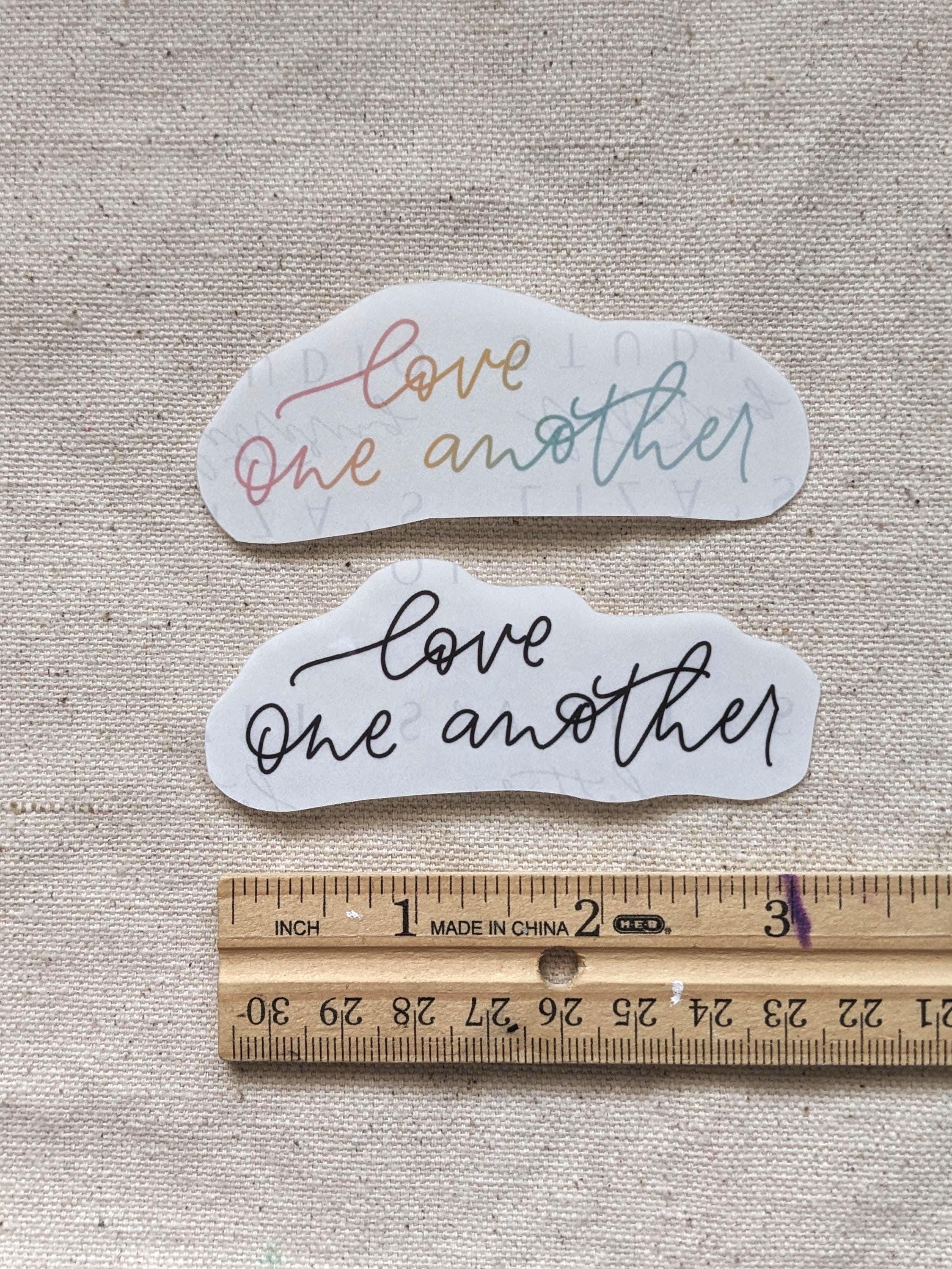 Christian Love Bible Verse Sticker Pack: Waterproof Vinyl Decals - Etsy