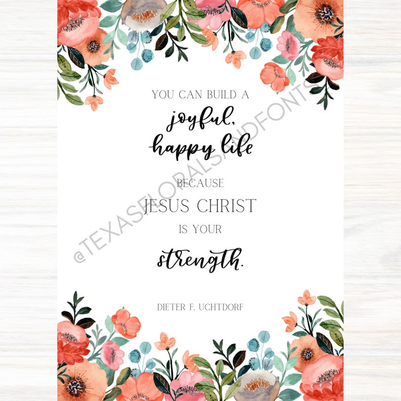 Dieter F Uchtdorf October 2022 General Conference Quote Bundle Jesus