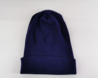 Plain Hat Vintage Plain Made In USA Vintage Ski Beanie Hat Snow Cap