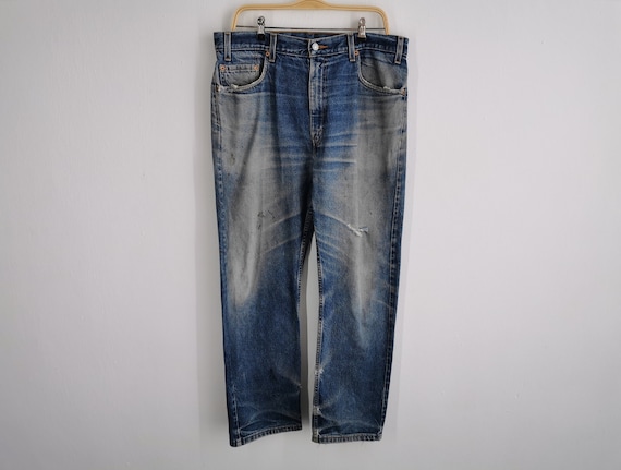 Levis Distressed Jeans Vintage Levis Lot 505 Deni… - image 1
