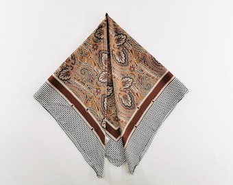 Vintage Aquascutum Checkered Handkerchief Neckerchief Vintage Aquascutum Checkered Handkerchief Neckerchief