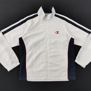 Champion Jacket Champion Color Block Windbreaker Jacket Size M