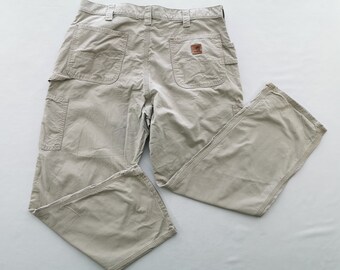 Pantalones Carhartt desgastados estilo vintage, talla 38. Pantalones cargo Carhartt, talla 38/40x30.