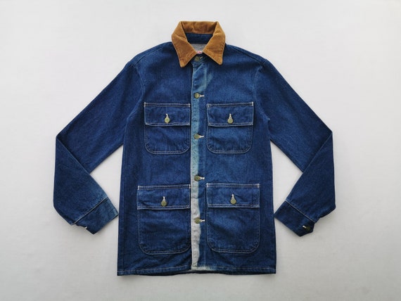 Pointer Jacket Vintage 90's Pointer Chore Denim J… - image 3