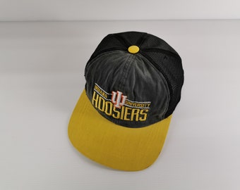 Indiana Hoosiers Cap Vintage Indiana University Hoosiers Embroidery Logo Hat Cap