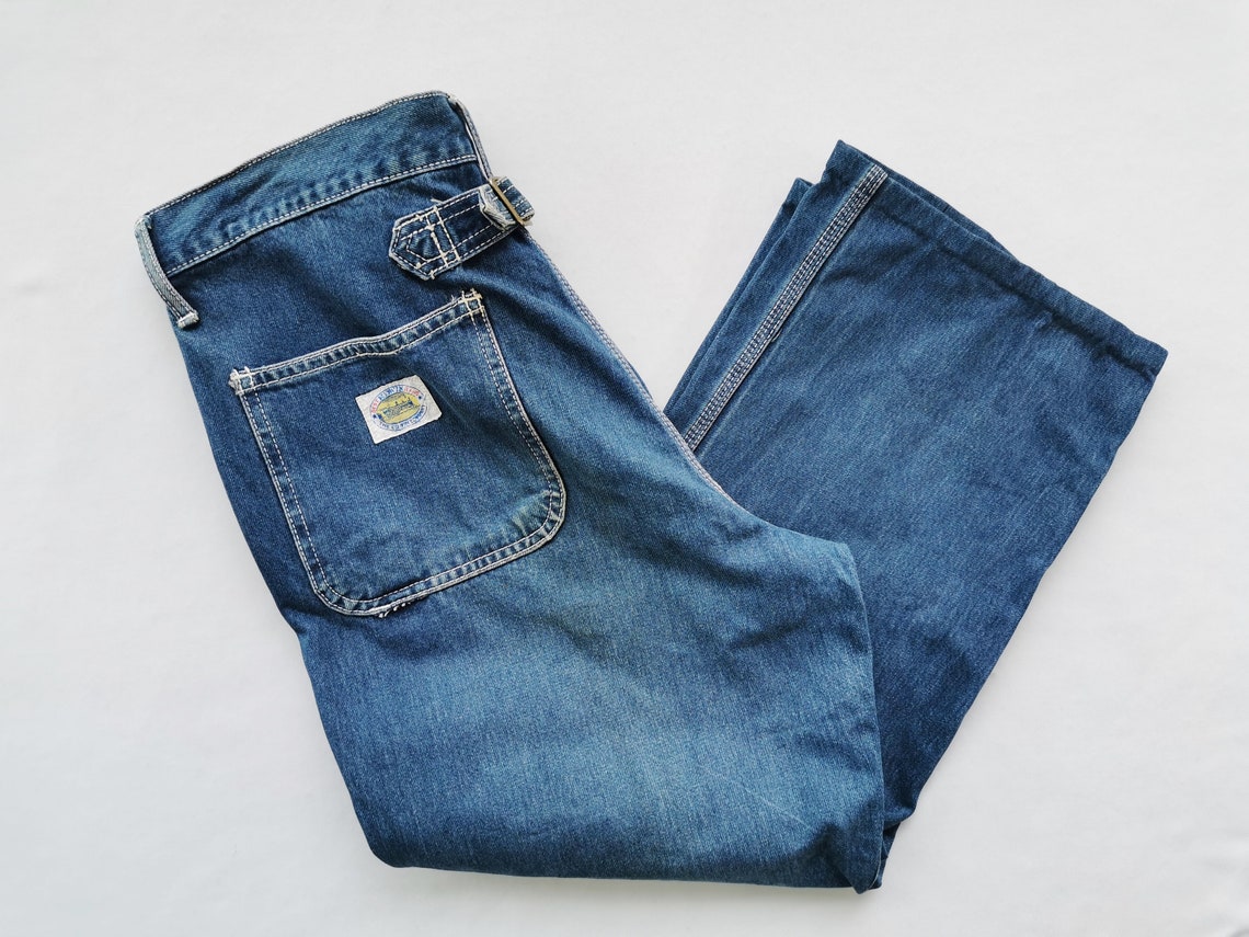 Edwin Jeans Distressed Vintage Size 34 Edwin Workwear | Etsy