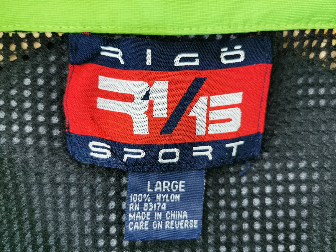 Rigo Sport Jacket Vintage Rigo Sport Windbreaker Jacket Size L | Etsy