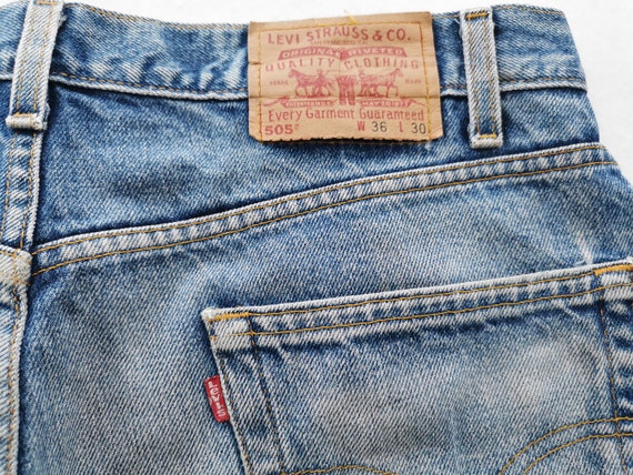Levis Distressed Jeans Vintage Levis Lot 505 Deni… - image 6