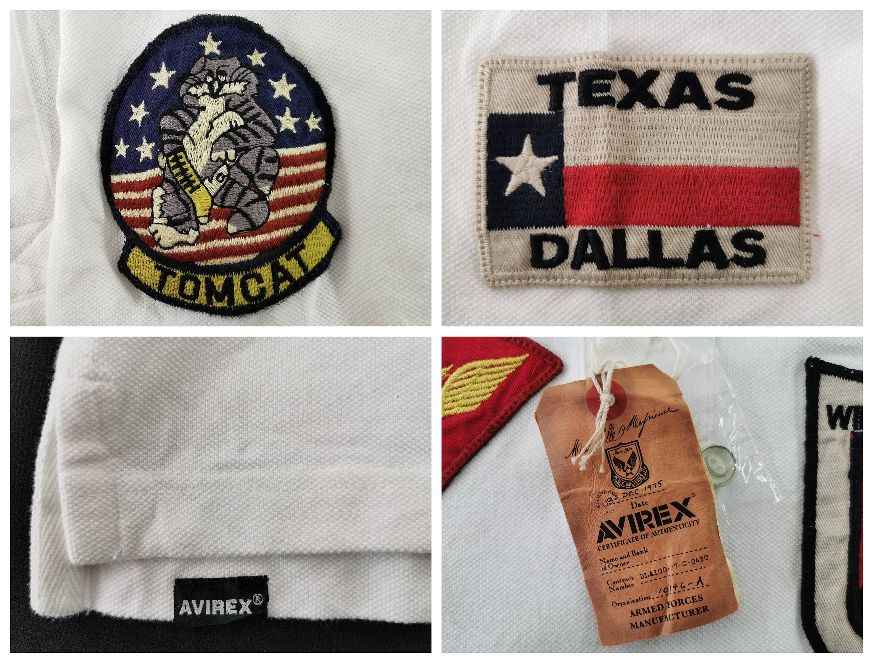 Avirex Shirt Avirex US Navy Texas Dallas Polo Shirt Size M - Etsy