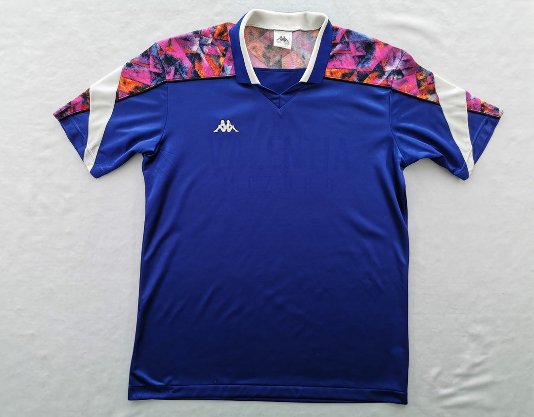 KAPPA GIALBERO 紫/青 シャツ XO Active Jerseys Man KAPPA4FOOTBALL GIANTO Shirt BLUE SAPPHIRE