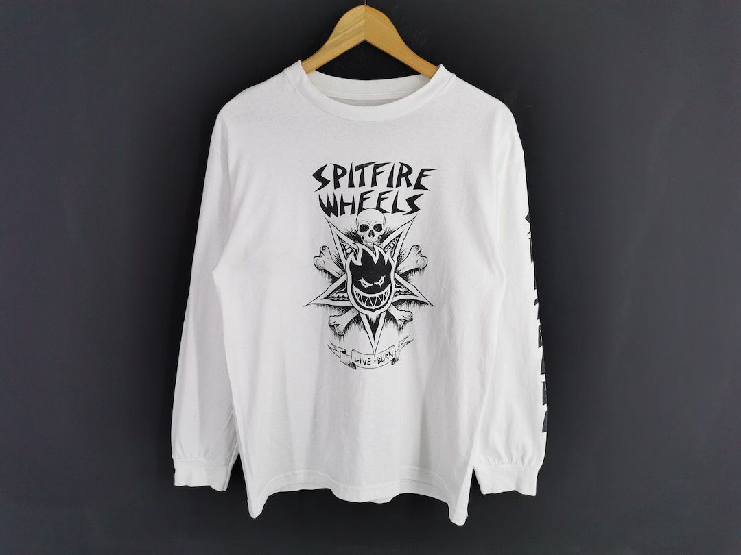 90s SPITFIRE WHEELS スピットファイヤー ロゴプリント Tシャツ