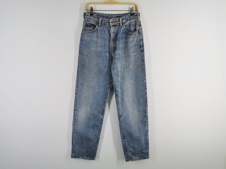 Spodnie jeansowe Wrangler Jeans w stylu vintage, zniszczone, rozmiar 29/30x31 zdjęcie 4