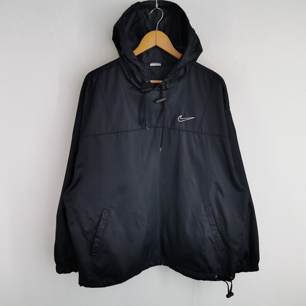 00'S Nike Windbreaker Men's XL polyester black type Vintage Second Hand