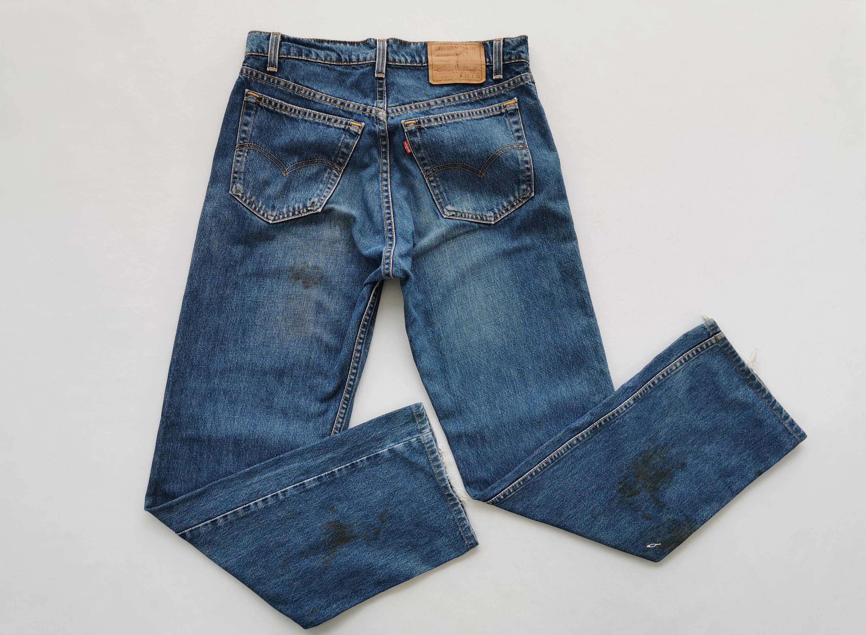 Levis 519 Jeans Distressed Vintage 90s 33 Levis 519 - Etsy
