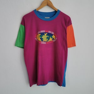 Benetton Shirt Vintage United Colors Of Benetton Multicolor T Shirt Size M