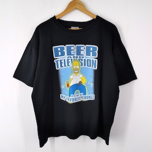 The Simpsons Shirt Vintage The Simpsons Beer And Television T Shirt Size L