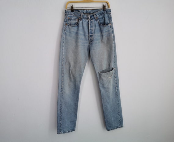 Levis Jeans Distressed Vintage Levis Denim Jeans Pant… - Gem