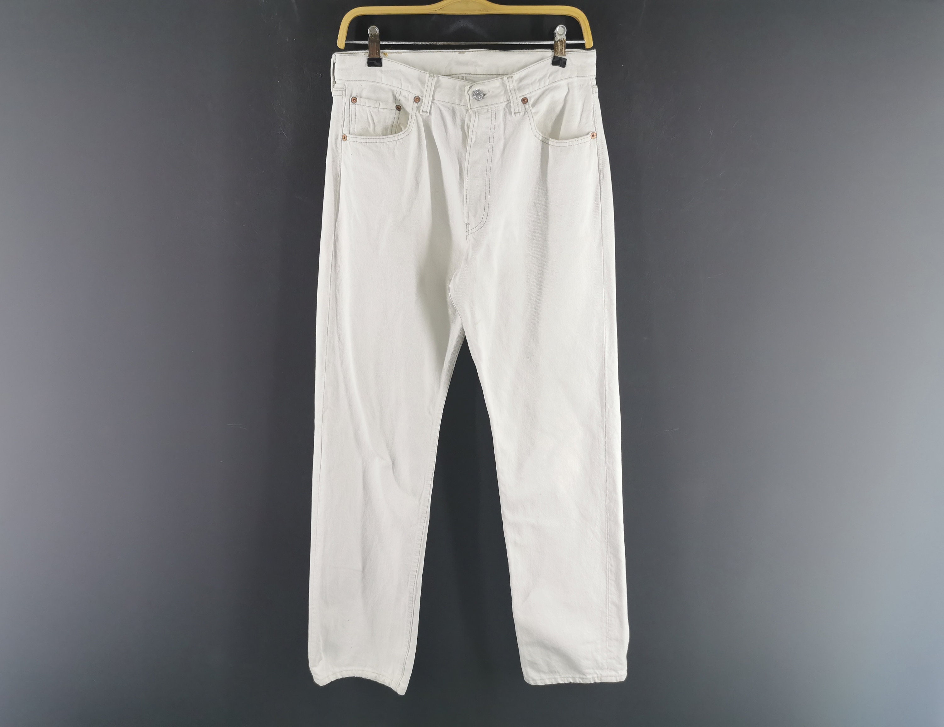White Levis 501 - Etsy White Levis 501 - Etsy