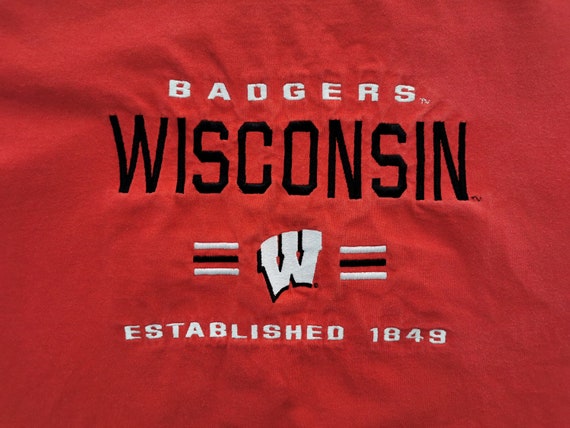 Badgers Wisconsin Shirt Vintage Badgers Wisconsin… - image 4