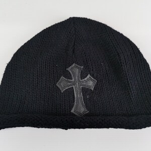 Chrome Hearts Hat Chrome Hearts Cross Logo Ski Beanie Hat Snow Cap