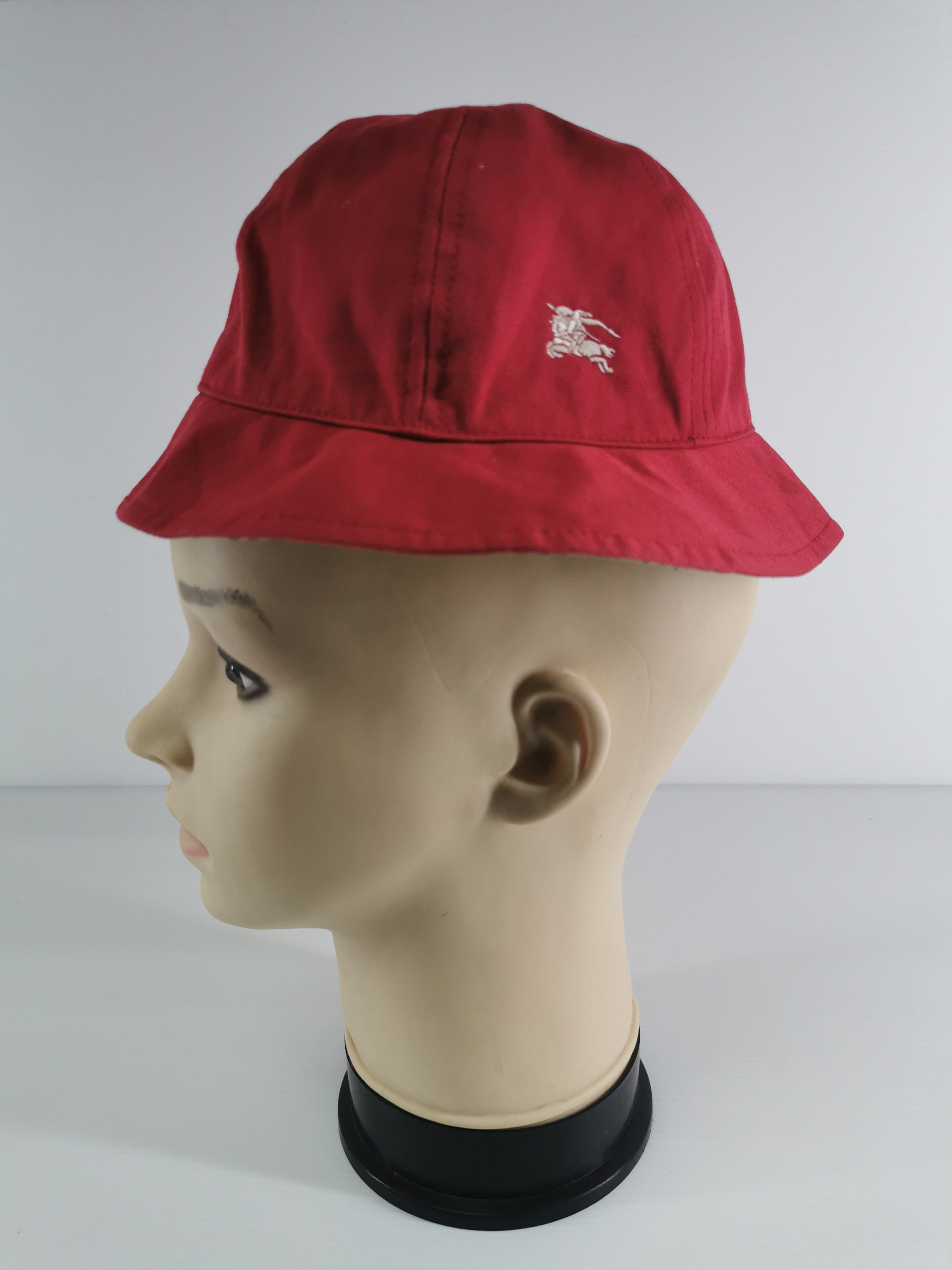 Burberry Hat Vintage Burberry Reversible Head Wear Bucket Hat Etsy