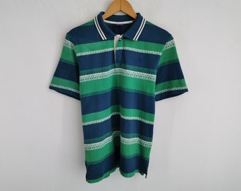 The North Face Shirt Vintage 90s The North Face Striped Polo Shirt Made In Japan Size M