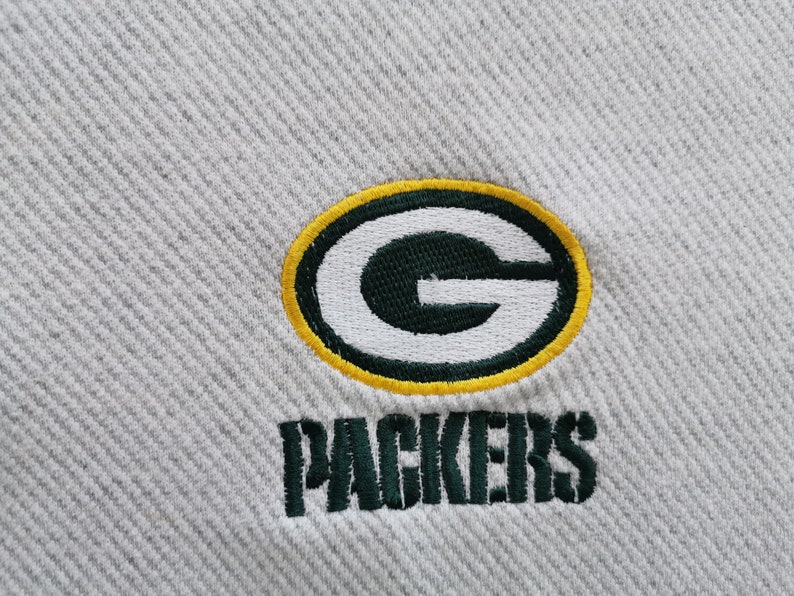 Packers Shirt Vintage Packers American Football Polo Shirt Size XL zdjęcie 5